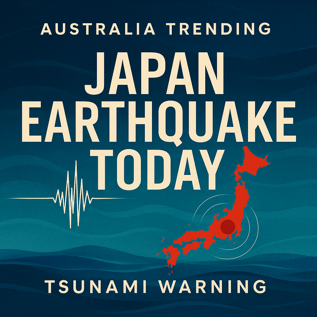 Japan Earthquake Today Tsunami Warning