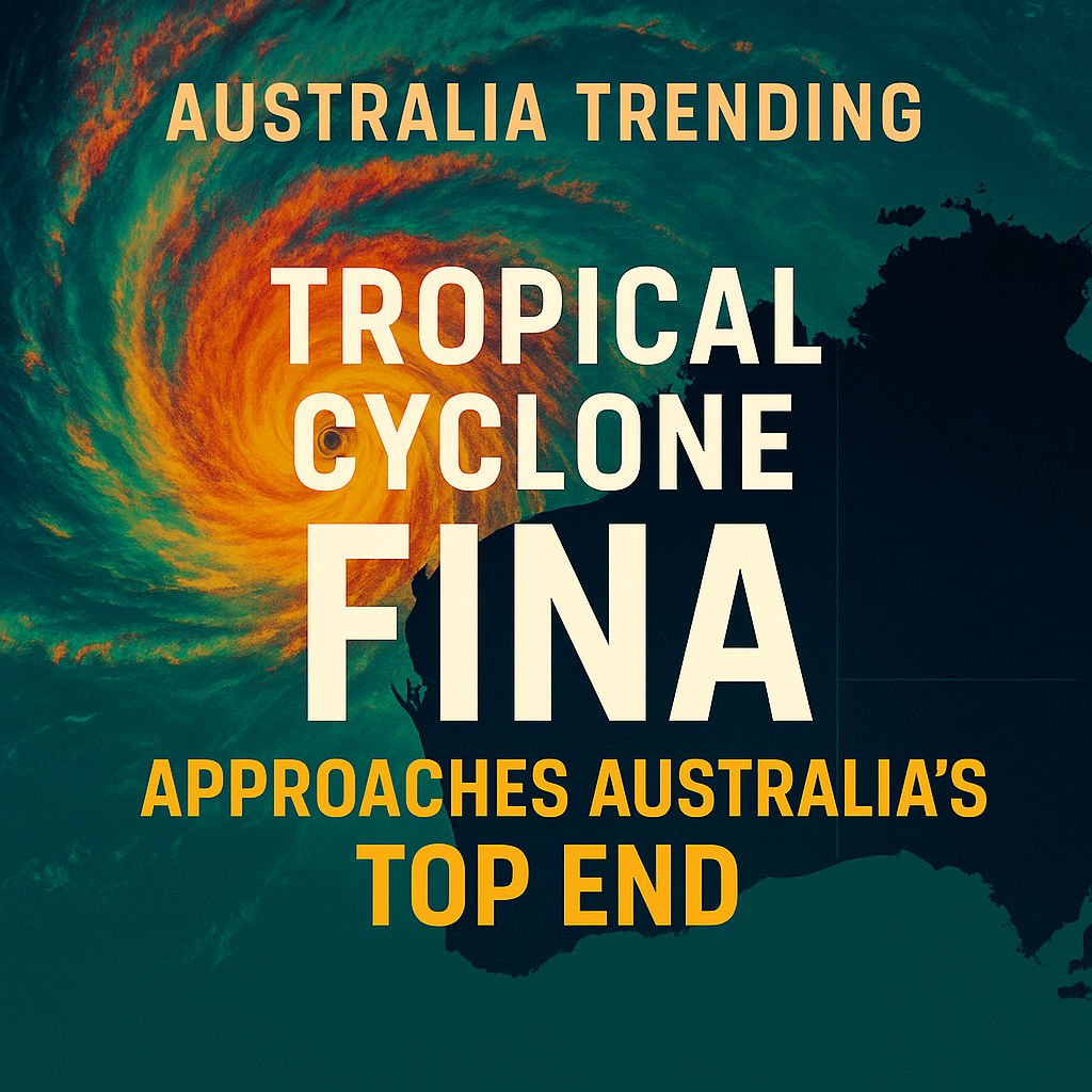 Tropical Cyclone Fina Approaches Australia’s Top End